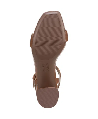 Naturalizer Izzy Ankle Strap Sandal In Brown