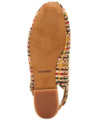Steve Madden Rumi Slingback Flat In Multi