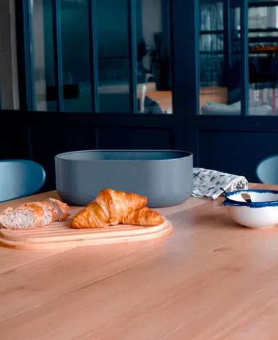 Pebbly Storage 4-pc. Bread Box In Gray