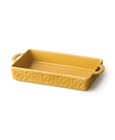 Certified International Provence Medium Rectangular Baker In Yellow