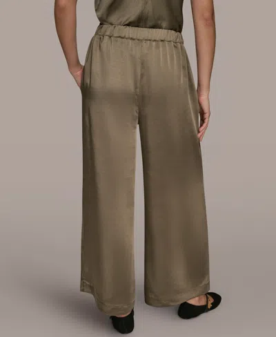 Donna Karan Weekend Women's Pull-on Relaxed Pants In Green
