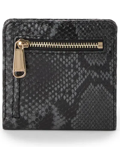 Brahmin Jane Dietrich Back Zipper Wallet In Black