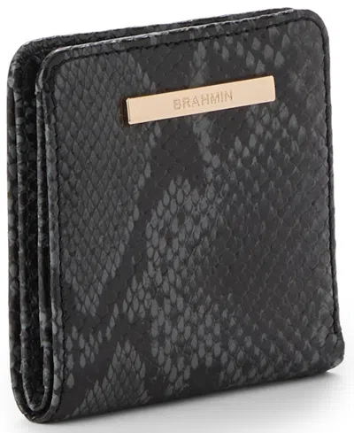 Brahmin Jane Dietrich Back Zipper Wallet In Black