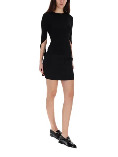 Alexander Wang Draped Back Top In Black