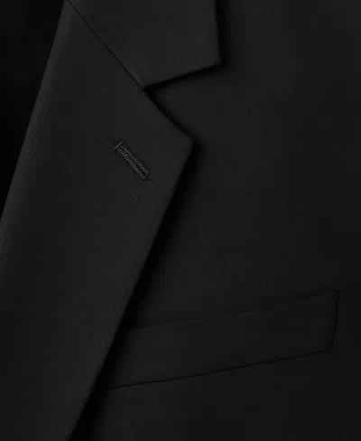 Mango Boston Double Breasted Blazer In Black