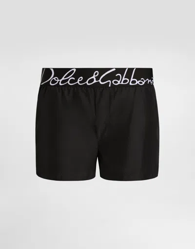 Dolce & Gabbana Regular-fit Boxers In Black