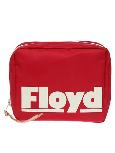 Floyd Nylon Wash Bag In Red