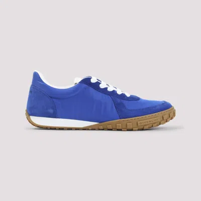 Givenchy Low Top Sneakers Round Toe Rubber Sole In Blue