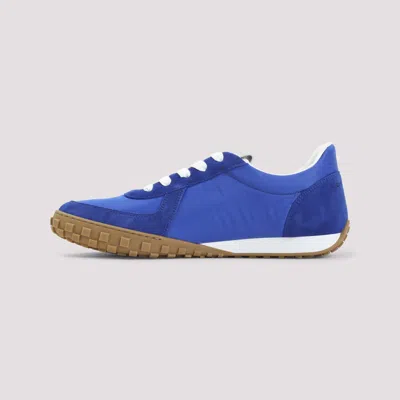 Givenchy Low Top Sneakers Round Toe Rubber Sole In Blue
