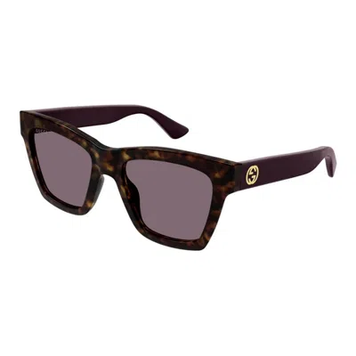 Gucci Cat-eye Gradient Plastic Sunglasses In Brown