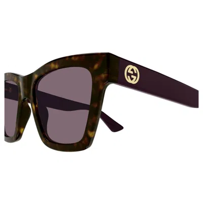 Gucci Cat-eye Gradient Plastic Sunglasses In Brown