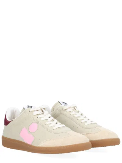 Isabel Marant Beth Sneakers Suede Panel Contrast Heel Tab In Multi