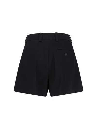 Givenchy Wool Shorts In Black