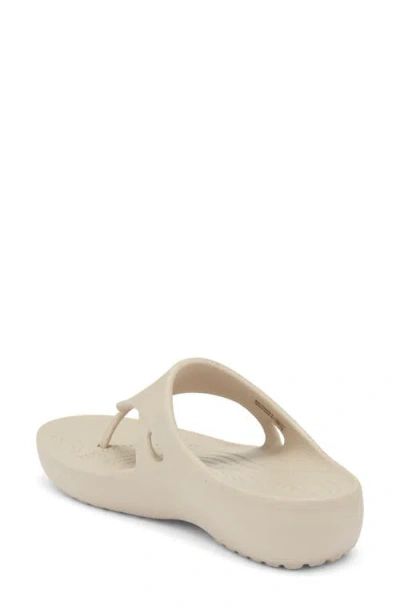 Crocs Kadee Wedge Flip Flop In Gray