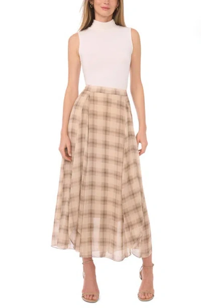 Halogen ® Plaid Maxi Skirt In Multi
