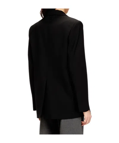 Diesel Single-breasted Blazer In Black