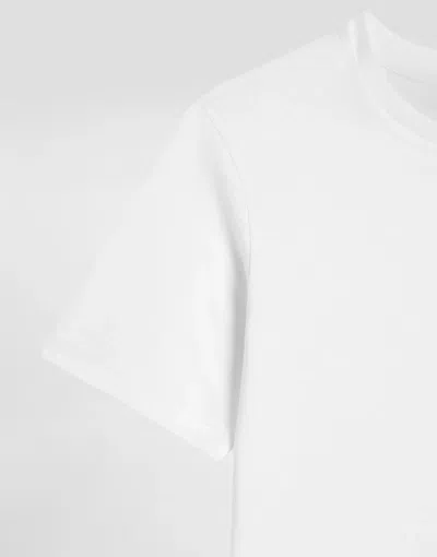 Dolce & Gabbana Logo-patch T-shirt In White