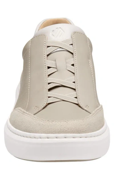 Johnston & Murphy Anders Perforated Leather Sneaker In Neutral