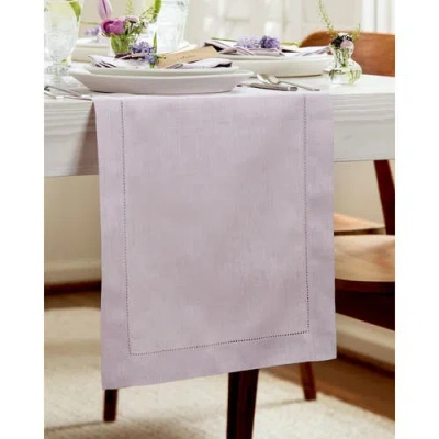 Solino Home Linen Table Runner In Purple