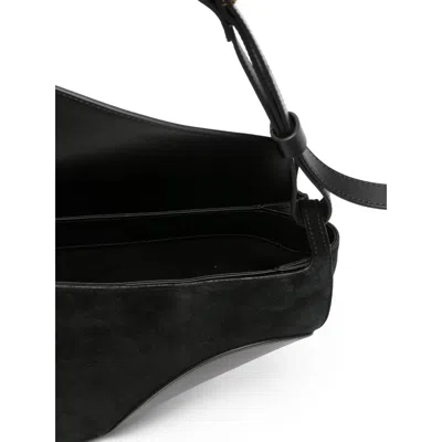 Neous Flap Shoulder Bag In Black