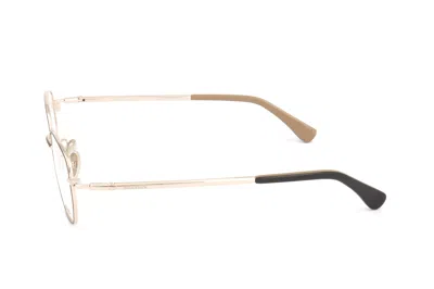 Max Mara Oval Frame Glasses In White