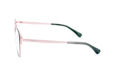 Max Mara Square Frame Glasses In Silver
