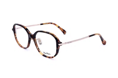 Max Mara Square Frame Glasses In Black