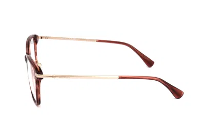 Max Mara Square Frame Glasses In Red