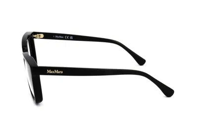 Max Mara Square Frame Glasses In Black