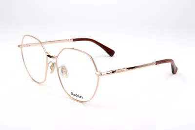 Max Mara Square Frame Glasses In Silver