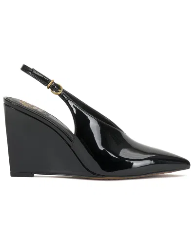 Vince Camuto Meristi Slingback Pointed Toe Wedge Pump In Multi