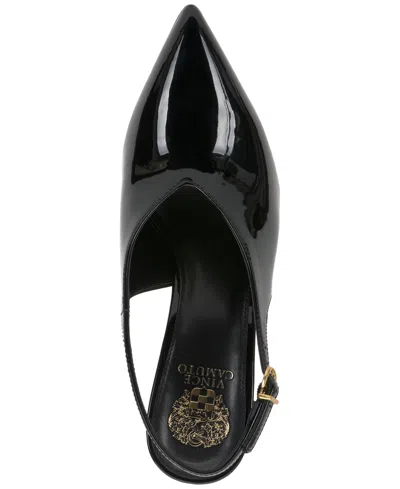 Vince Camuto Meristi Slingback Pointed Toe Wedge Pump In Multi