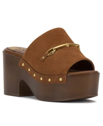 Vince Camuto Efellan Platform Sandal In Brown