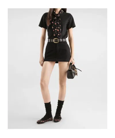 Dolce & Gabbana Short-sleeved T-shirt In Black