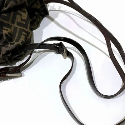 Pre-owned Fendi Brown Canvas Backpack ()