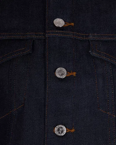 A.p.c. A. P.c. Dion Contrast-stitching Jacket In Blue