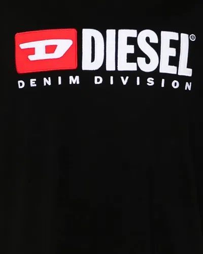 Diesel Essentials Man T-shirt Black Size L Cotton In Black