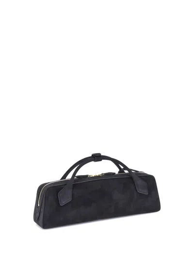 Alaïa Womens Noir Le Teckel Small Leather Shoulder Bag In Black