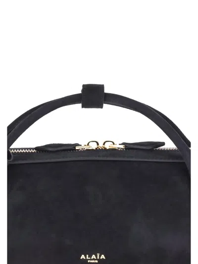 Alaïa Womens Noir Le Teckel Small Leather Shoulder Bag In Black