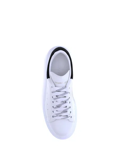 Alexander Mcqueen Black And White Low Top Sneakers With Logo Lettering On The Tongue And Contrasting Heel With Logo Le In Neutral