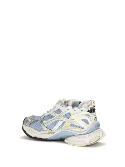 Balenciaga Sneaker Runner In Polyurethane And Polyester In Blue