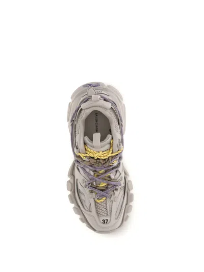 Balenciaga Track Trail Laces Sneakers In Gray
