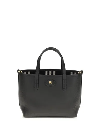 Burberry Women Reversible Medium Bloomsbury Tote Bag In Black