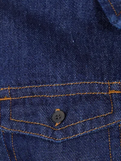 Dries Van Noten "cellie" Denim Shirt Clothing In Blue