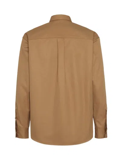 Dsquared2 Chest-pockets Button-up Shirt In Brown