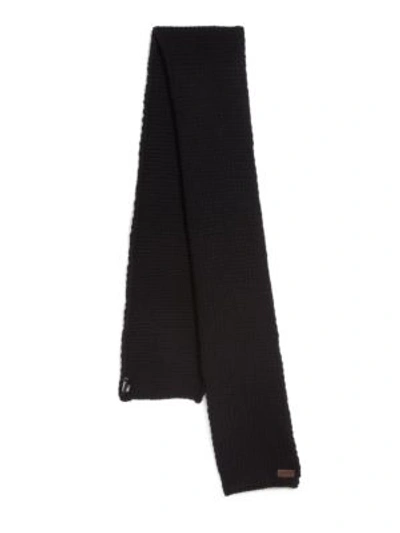 Dsquared2 Knit Wool Scarf In Na