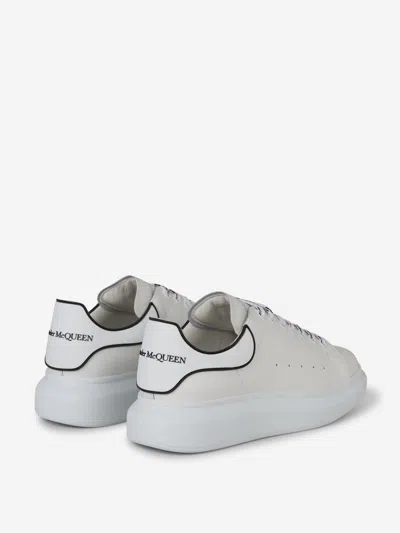 Alexander Mcqueen Leather Chunky Sneakers In White