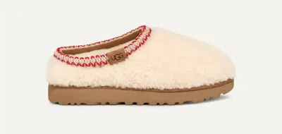 Ugg Tasman Maxi Curly 1158356-nat Slippers Womens Beige Sheepskin Slip On Gug183 In White
