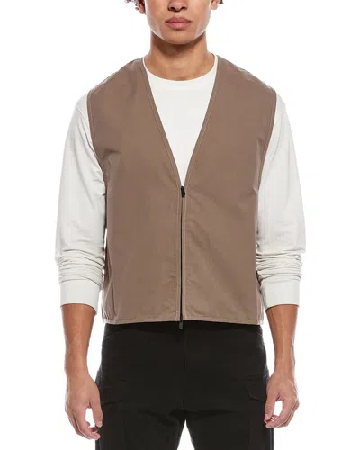 Essentials Vest In Brown