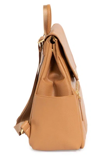 Freshly Picked Mini Classic Diaper Backpack In Brown